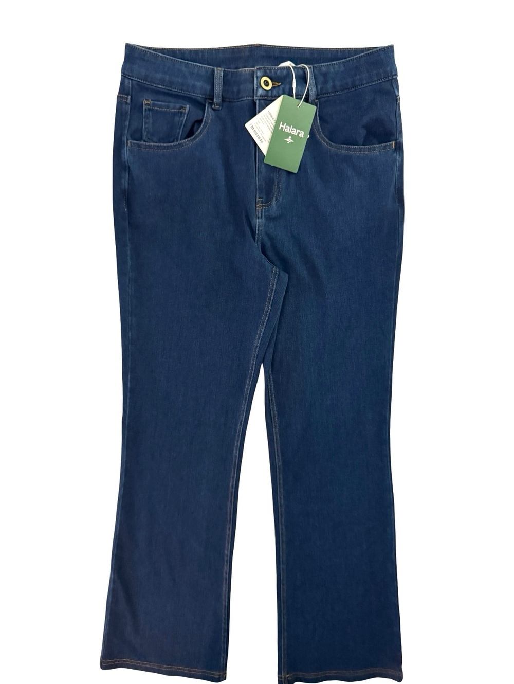 Halara Flex Denim Jeans Women’s M Petite Dark Wash Stretch Straight Leg NWT